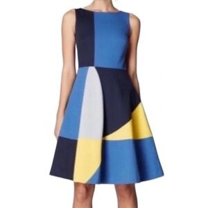 Boden matilda colorblock a line dress
